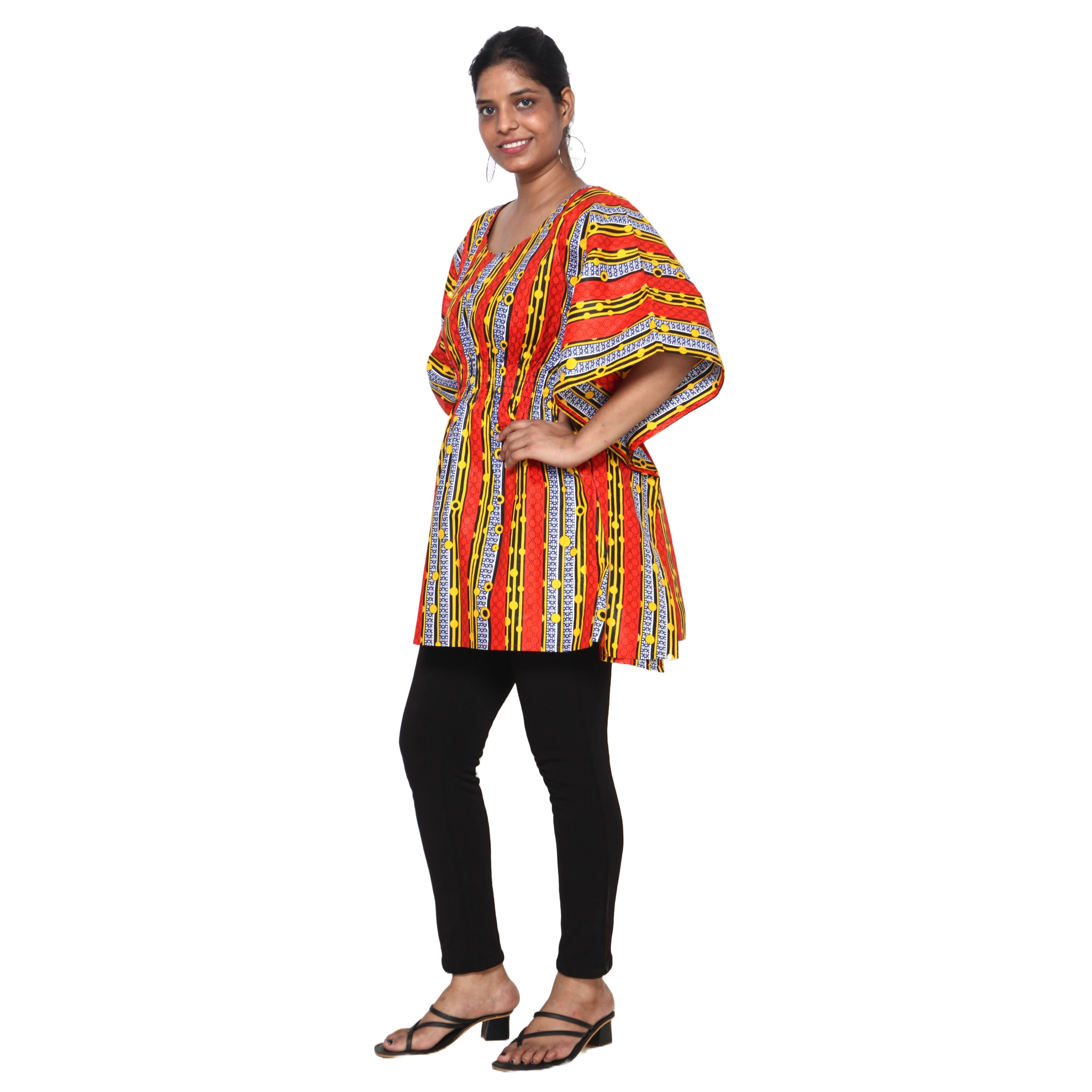 Women's Half Kaftan With Elastic Waist -- FI-P14