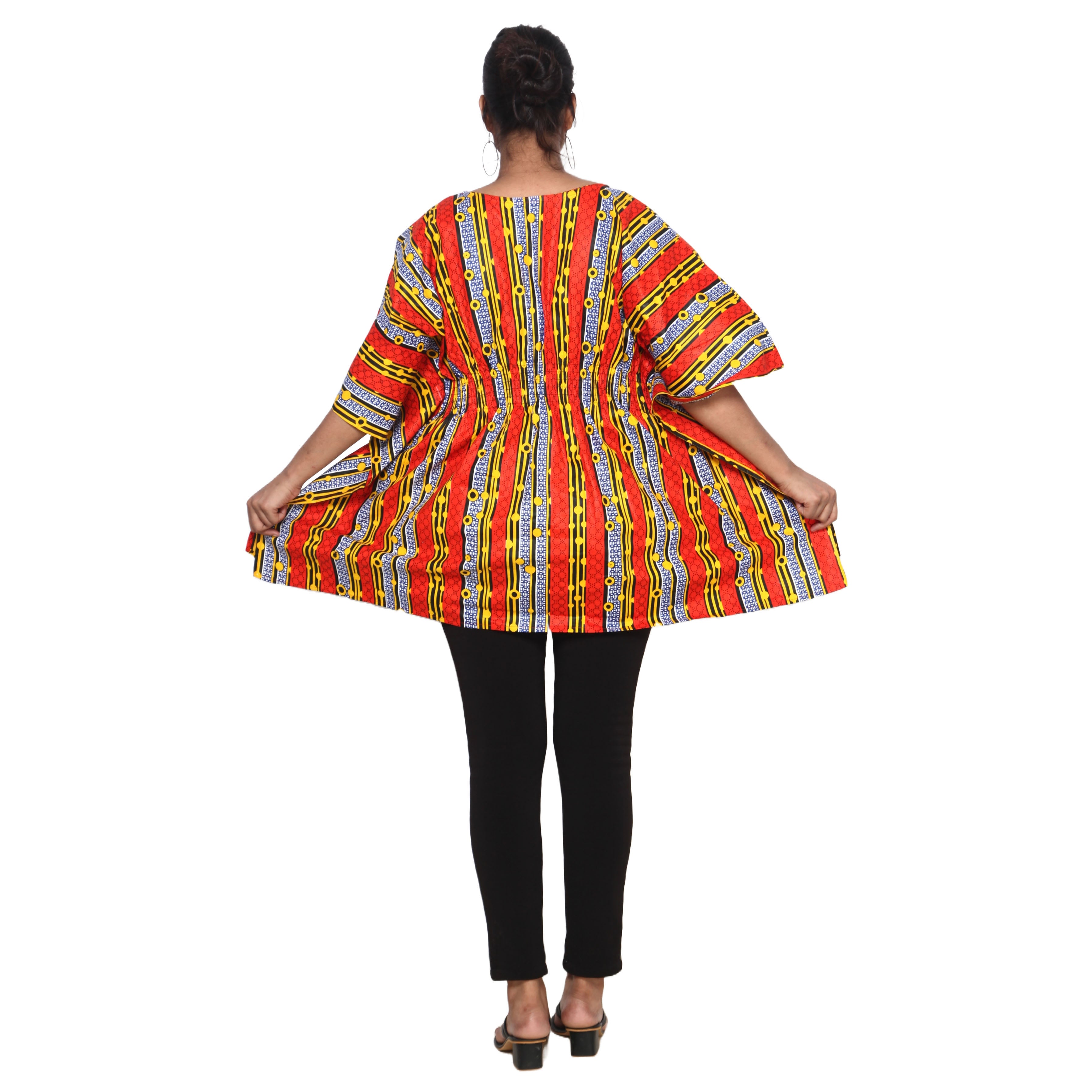 Women's Half Kaftan With Elastic Waist -- FI-P14