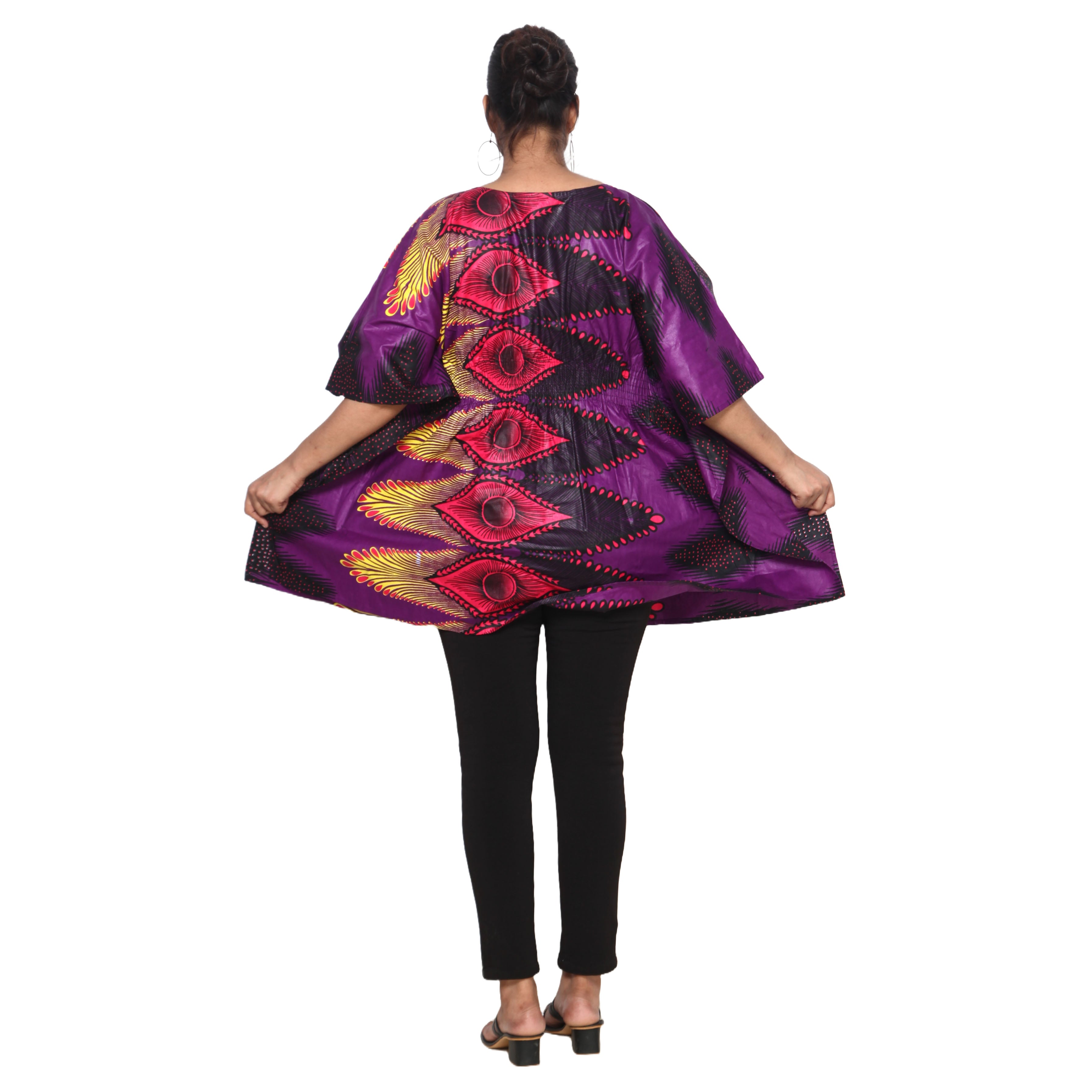 Women's Half Kaftan With Elastic Waist -- FI-P14