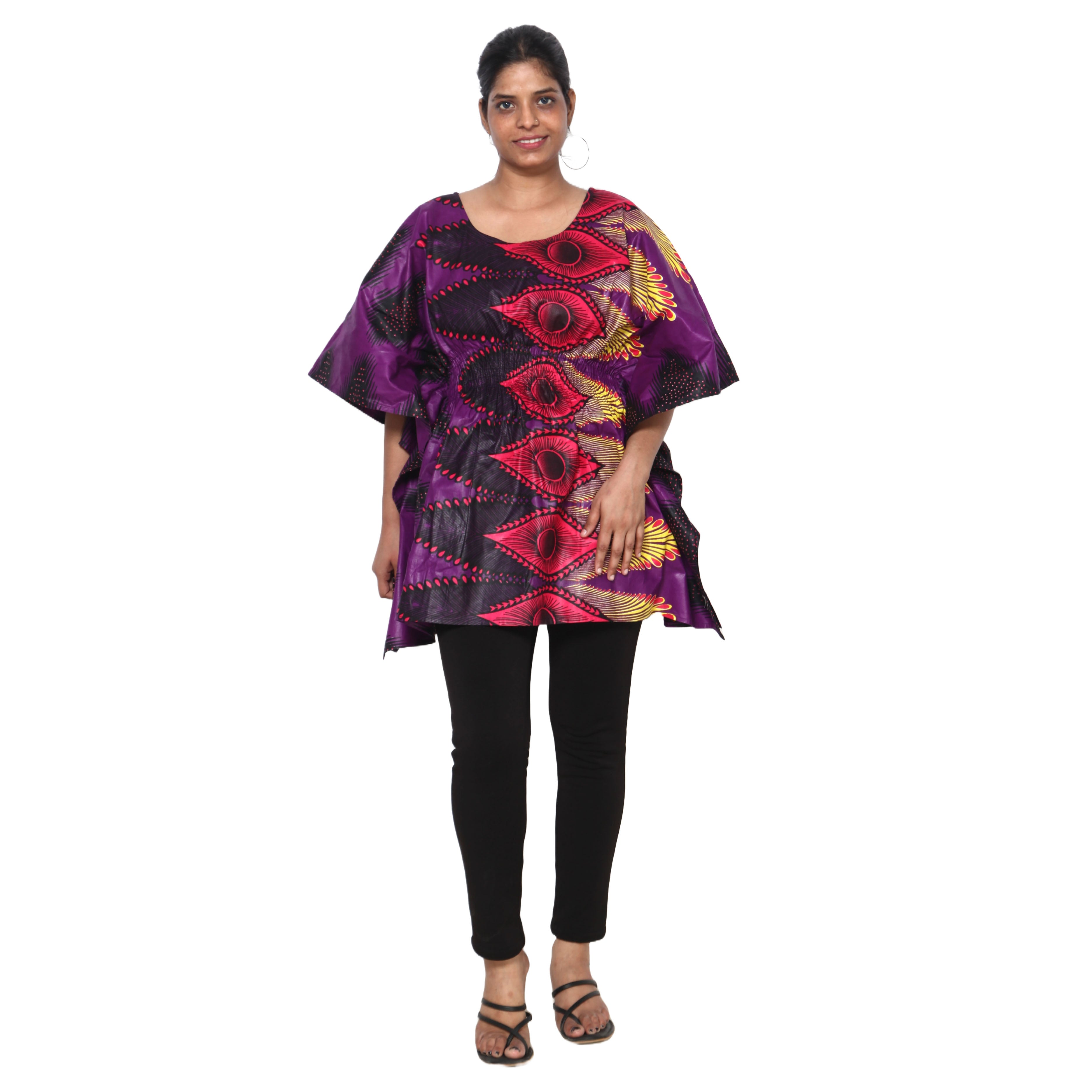 Women's Half Kaftan With Elastic Waist -- FI-P14