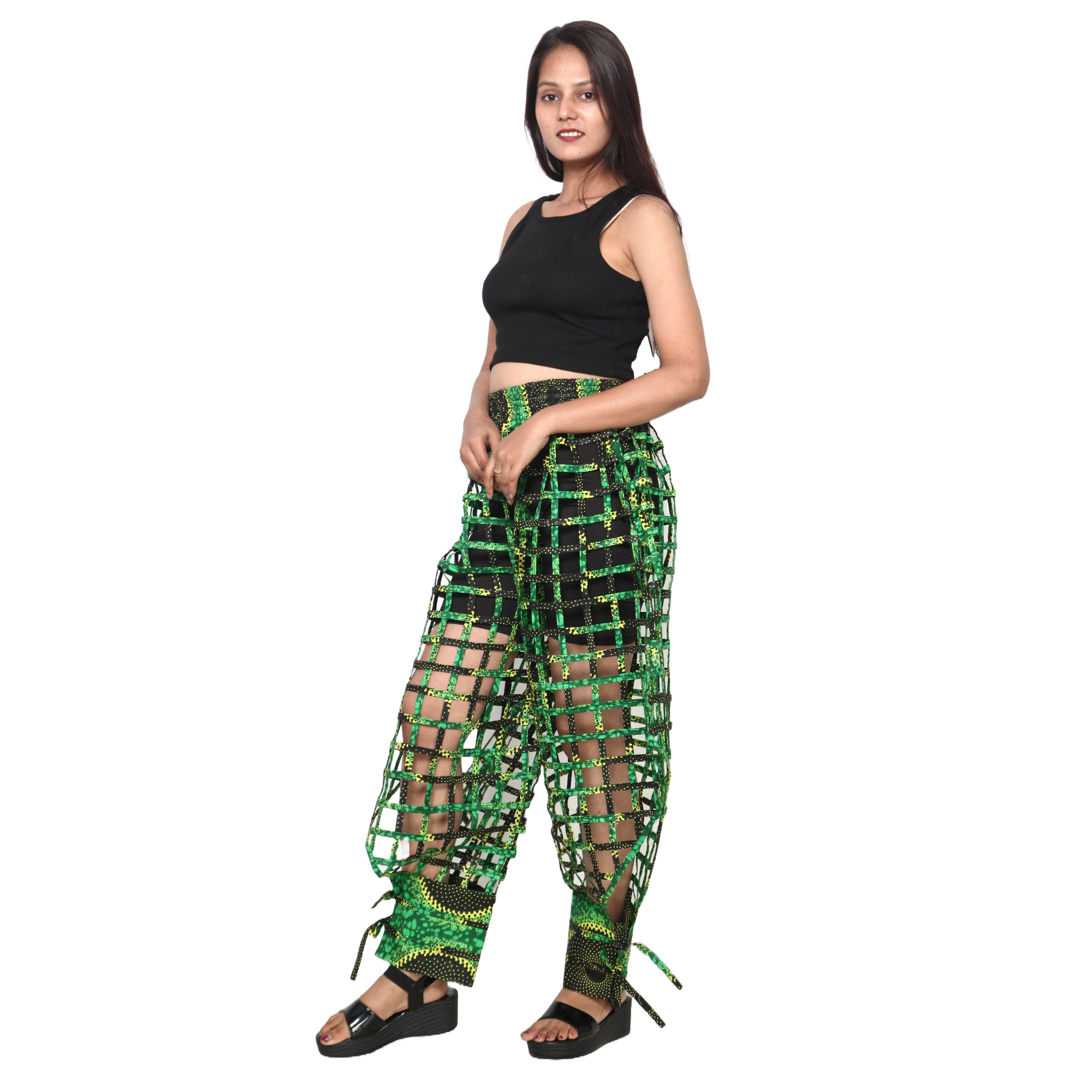 Women's Full Cage Duster Pants -- FI-ST126