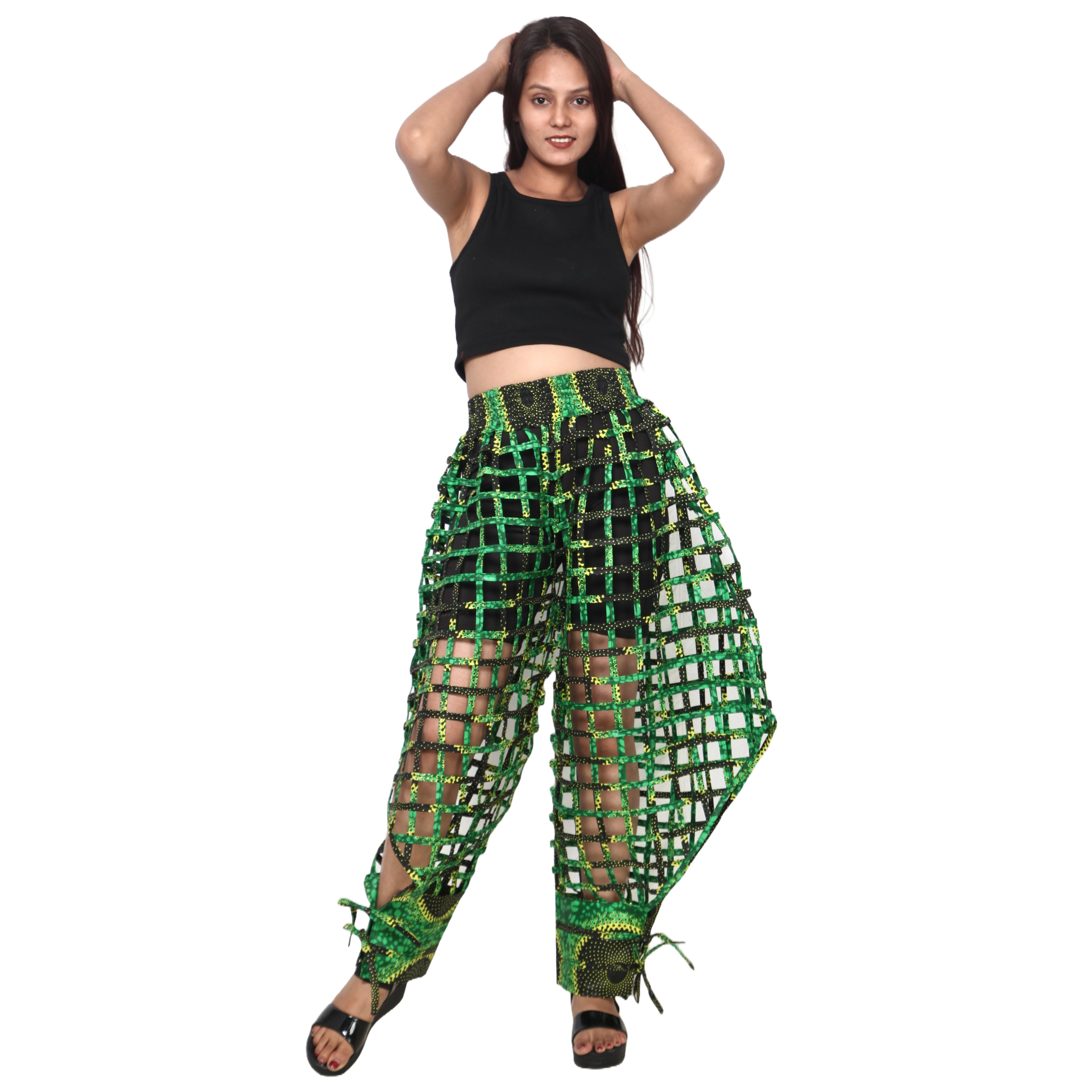 Women's Full Cage Duster Pants -- FI-ST126