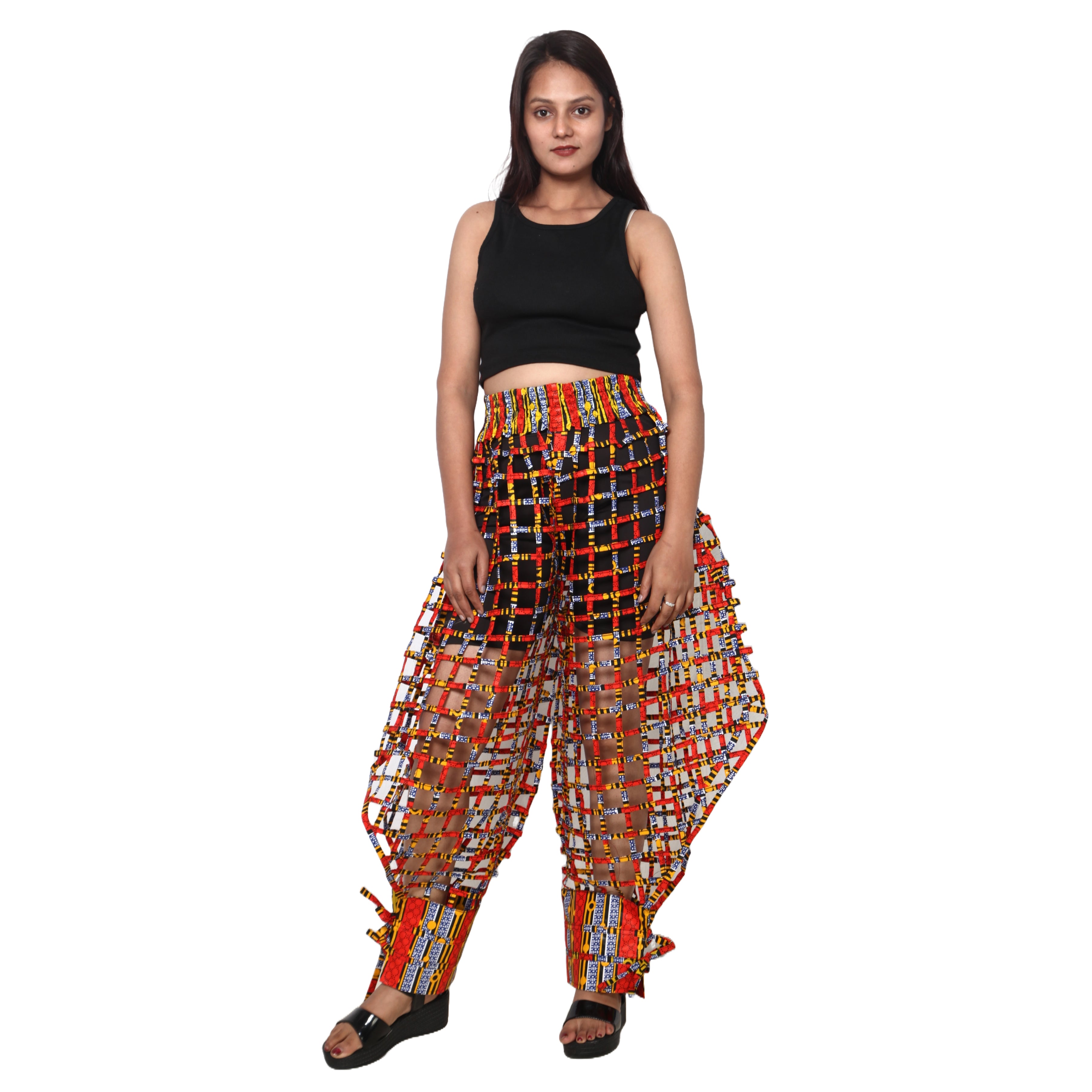 Women's Full Cage Duster Pants -- FI-ST126