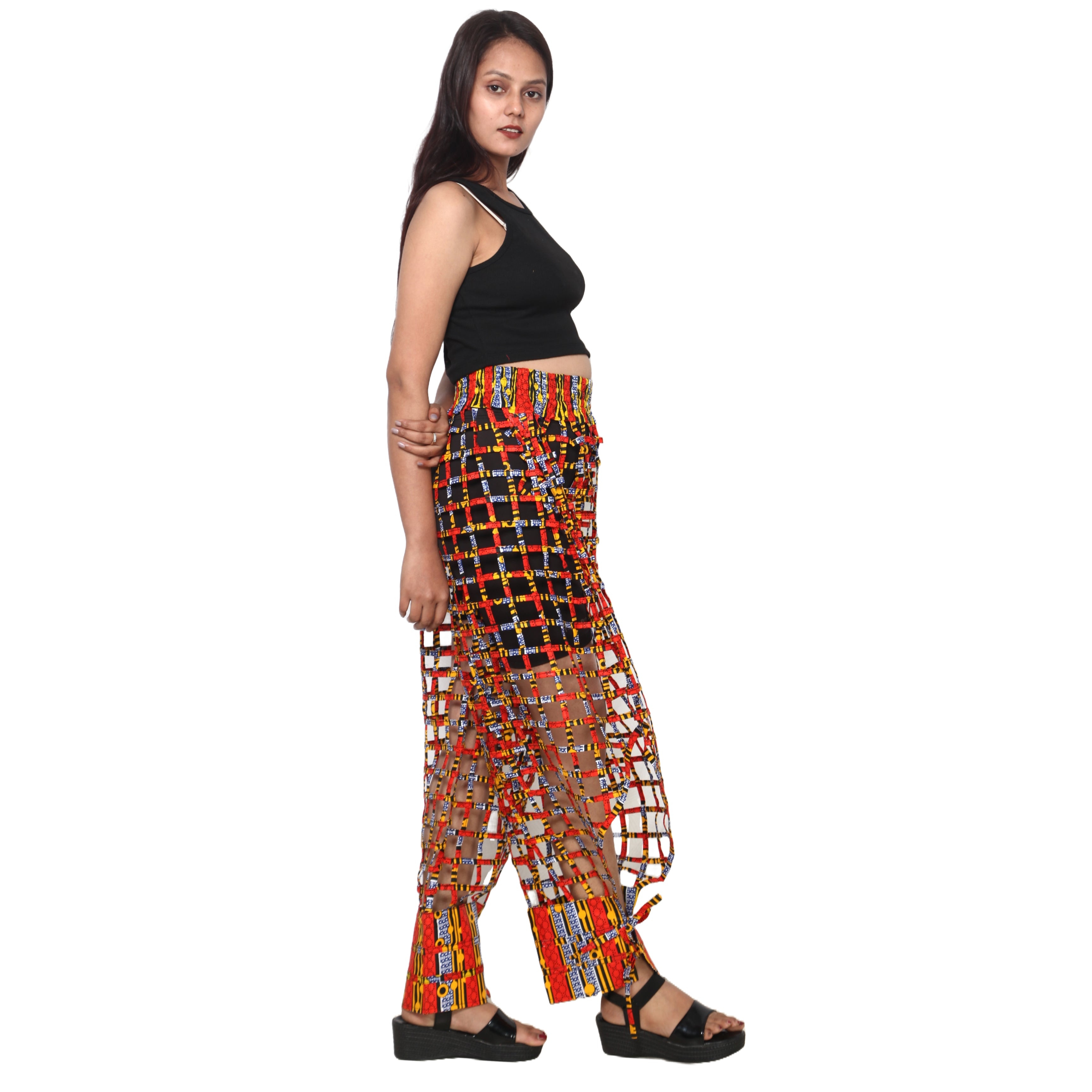 Women's Full Cage Duster Pants -- FI-ST126