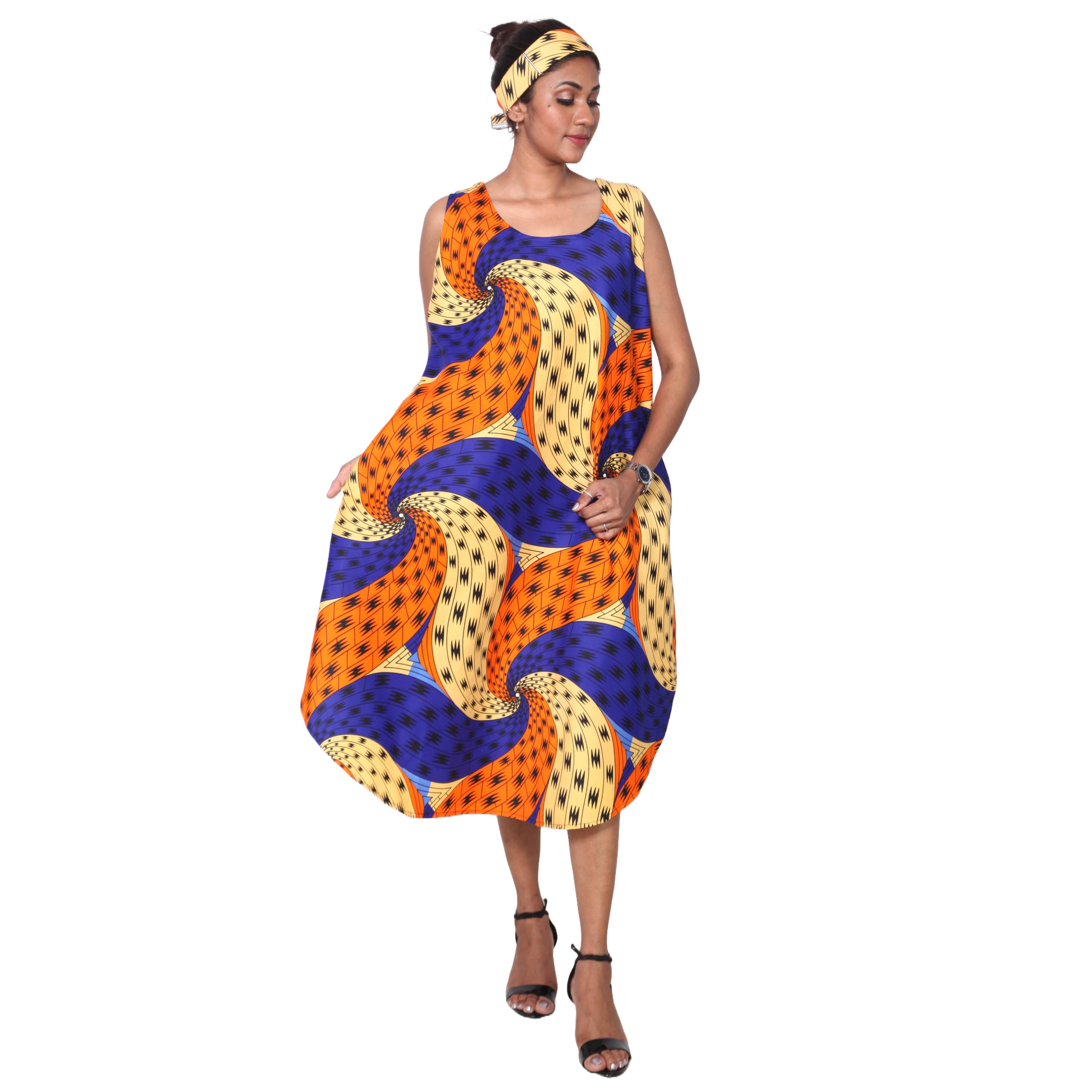 Women's Sleeveless Midi Dress -- SOLD BY DOZEN ONLY -- FI-4174