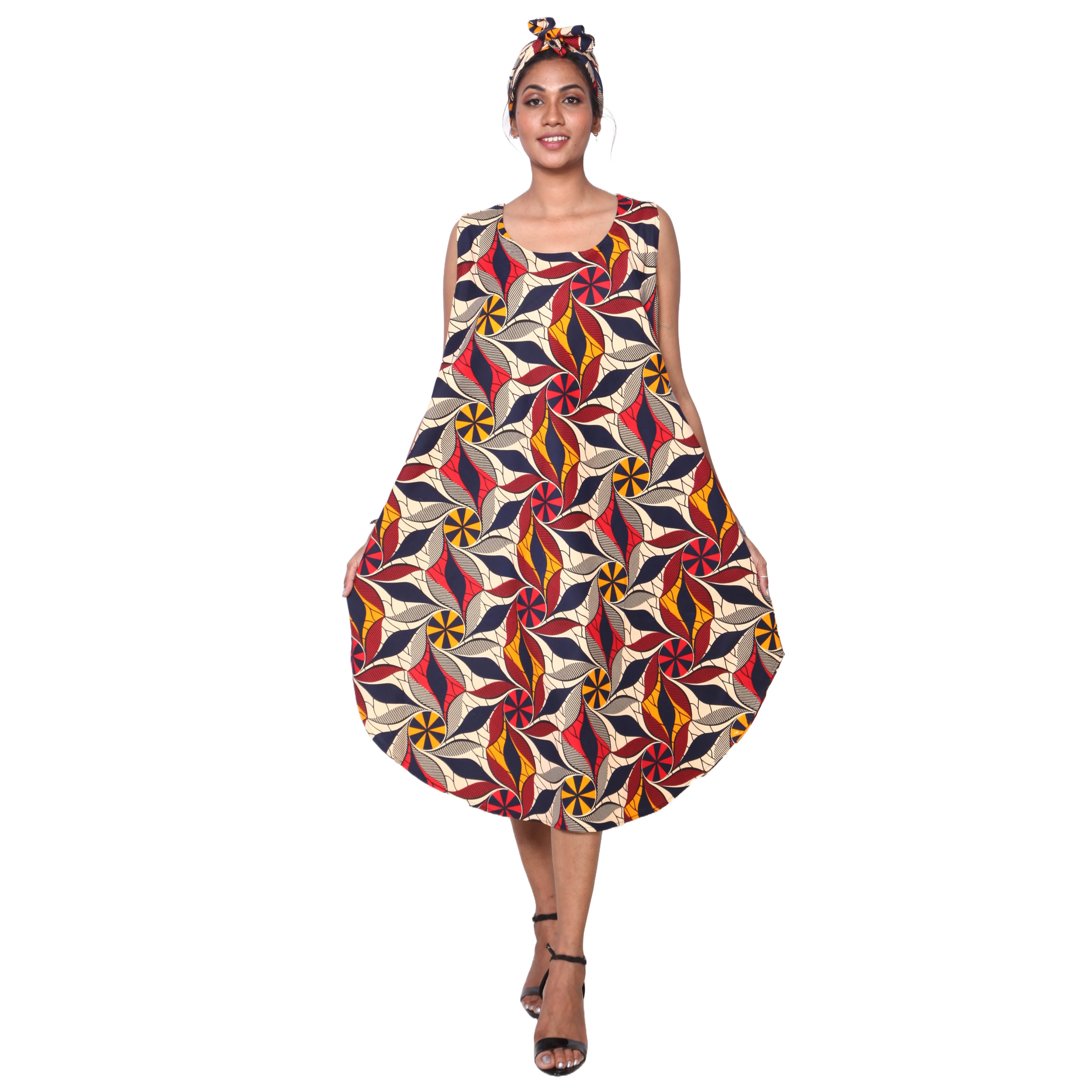 Women's Sleeveless Midi Dress -- SOLD BY DOZEN ONLY -- FI-4174