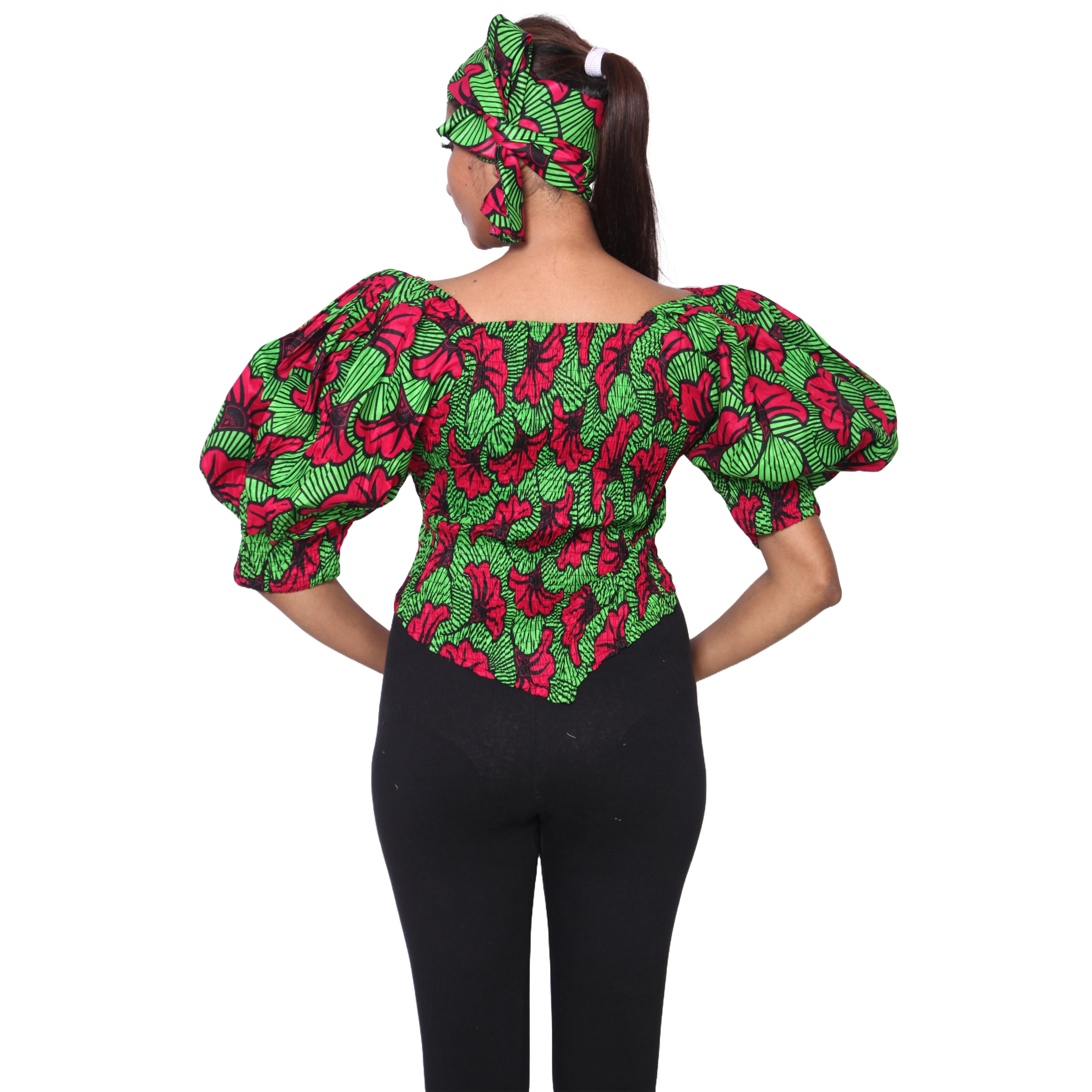 Women's Puff Sleeve Top -- FI-18