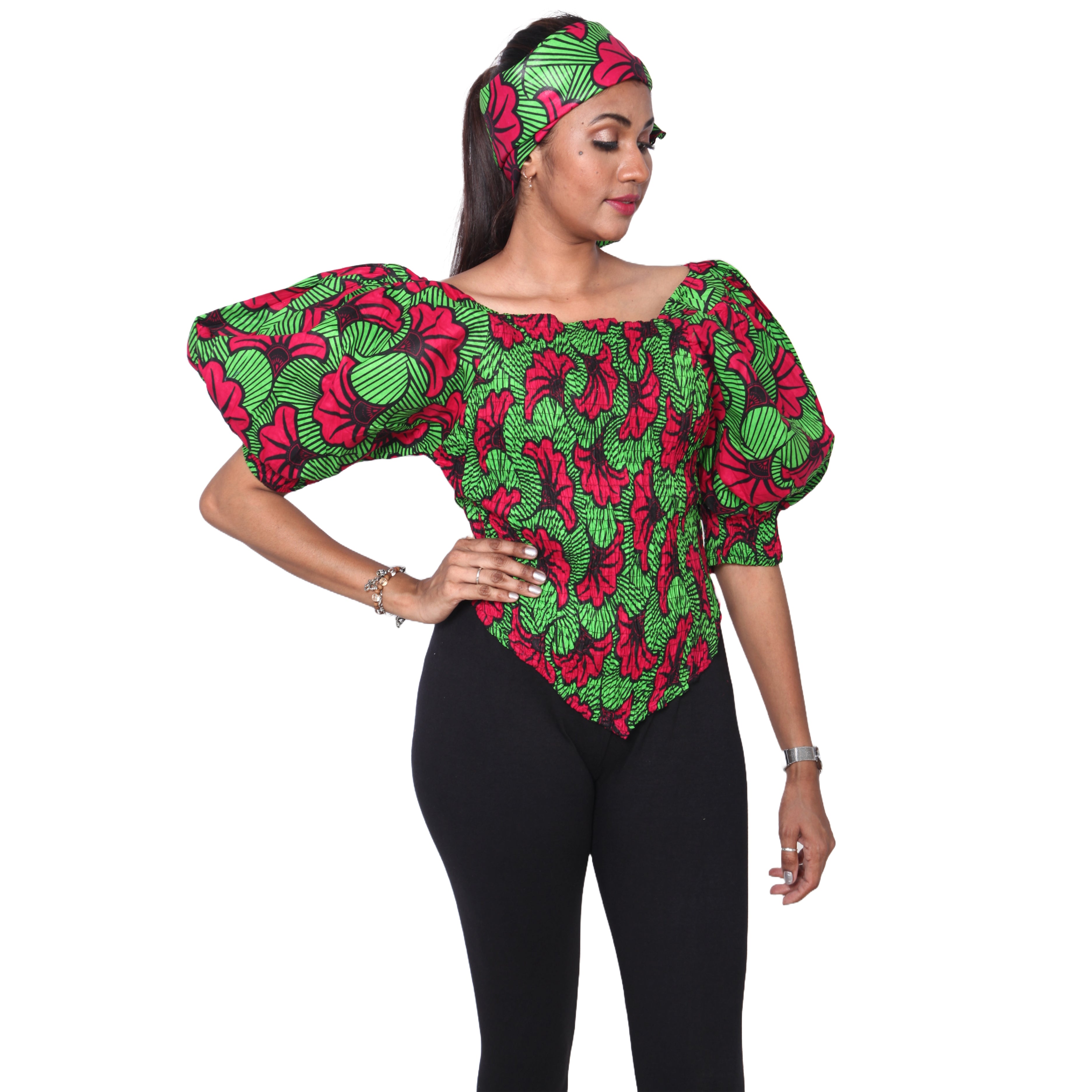 Women's Puff Sleeve Top -- FI-18