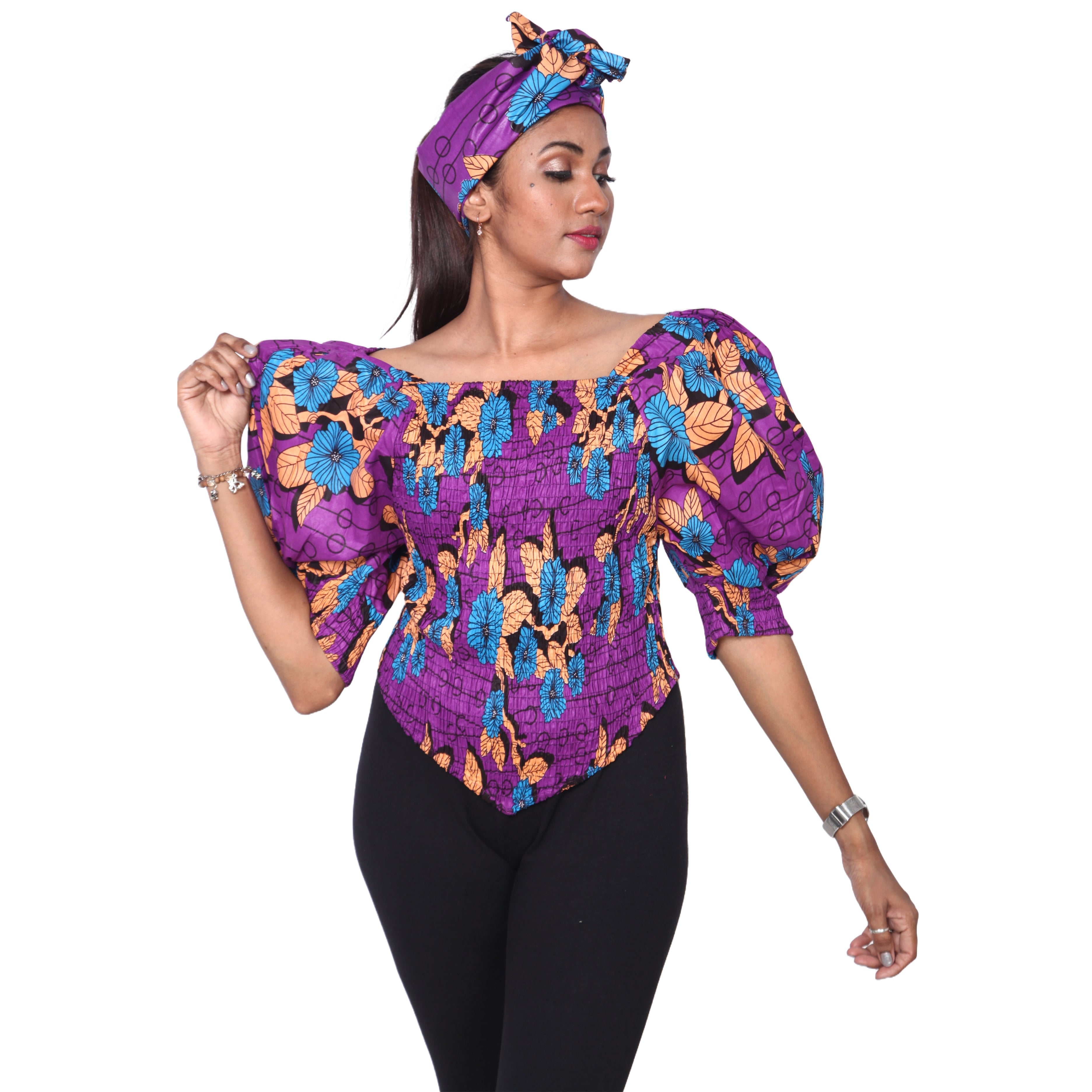 Women's Puff Sleeve Top -- FI-18