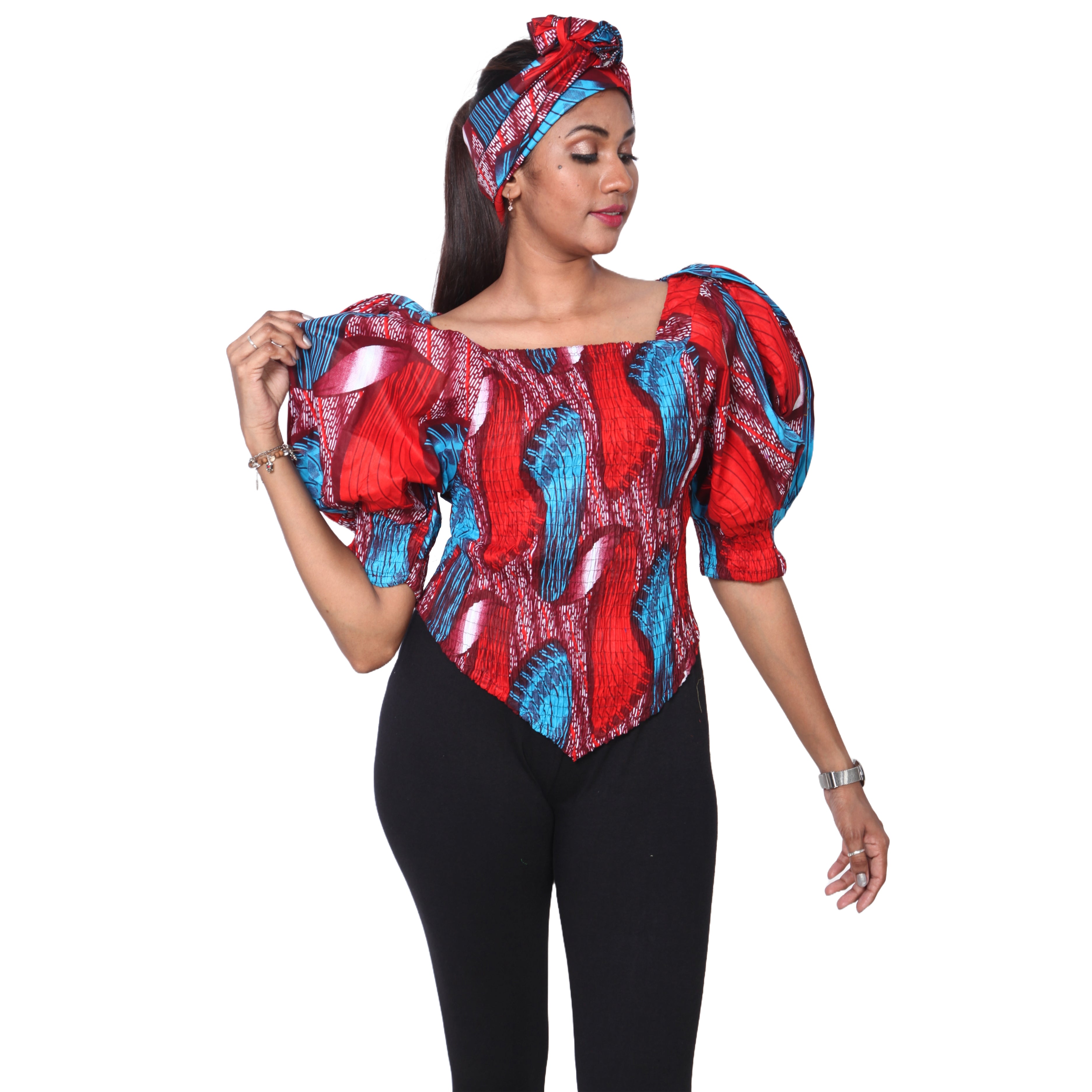 Women's Puff Sleeve Top -- FI-18