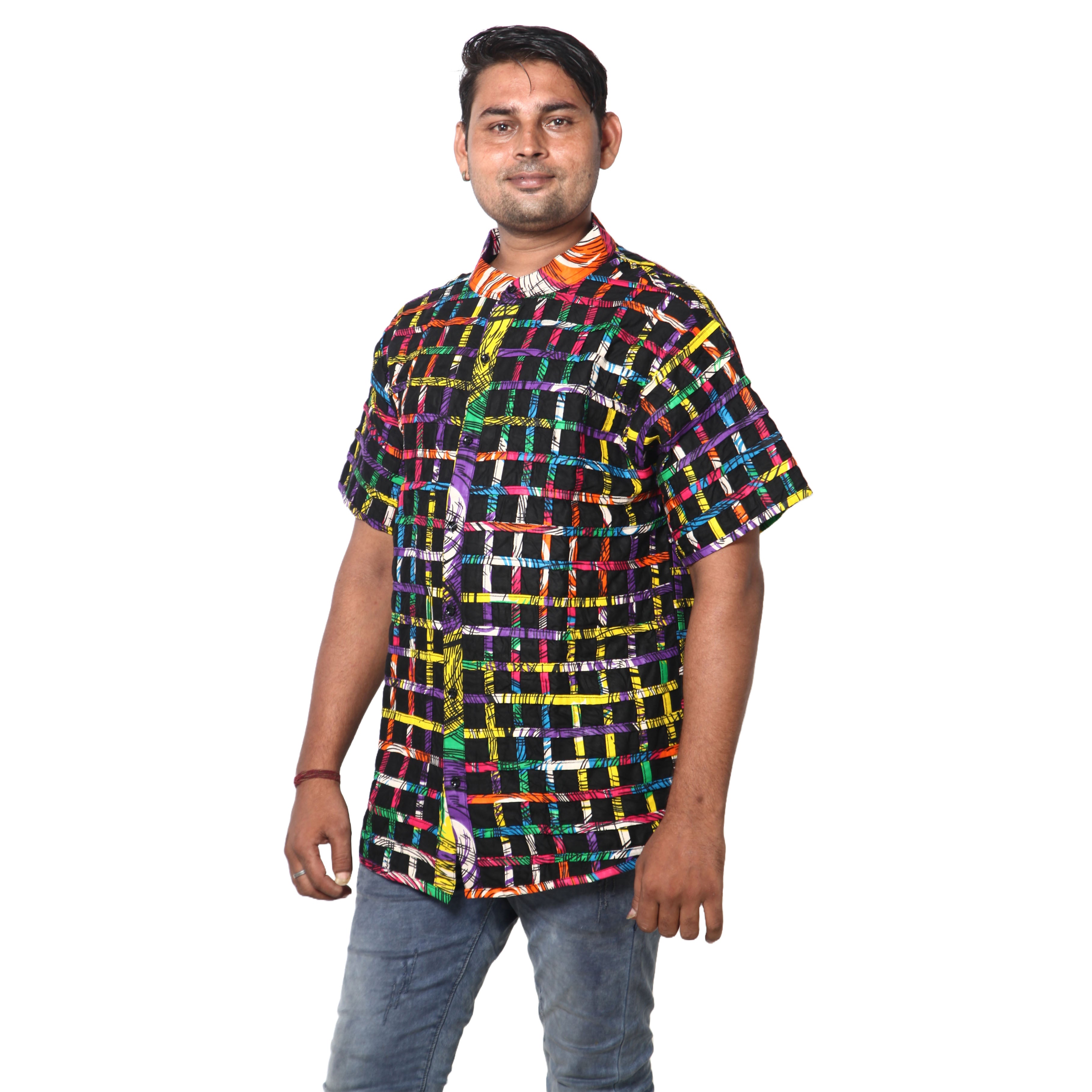 Men's Cage Duster Short Sleeve Shirt -- FI-ST-113