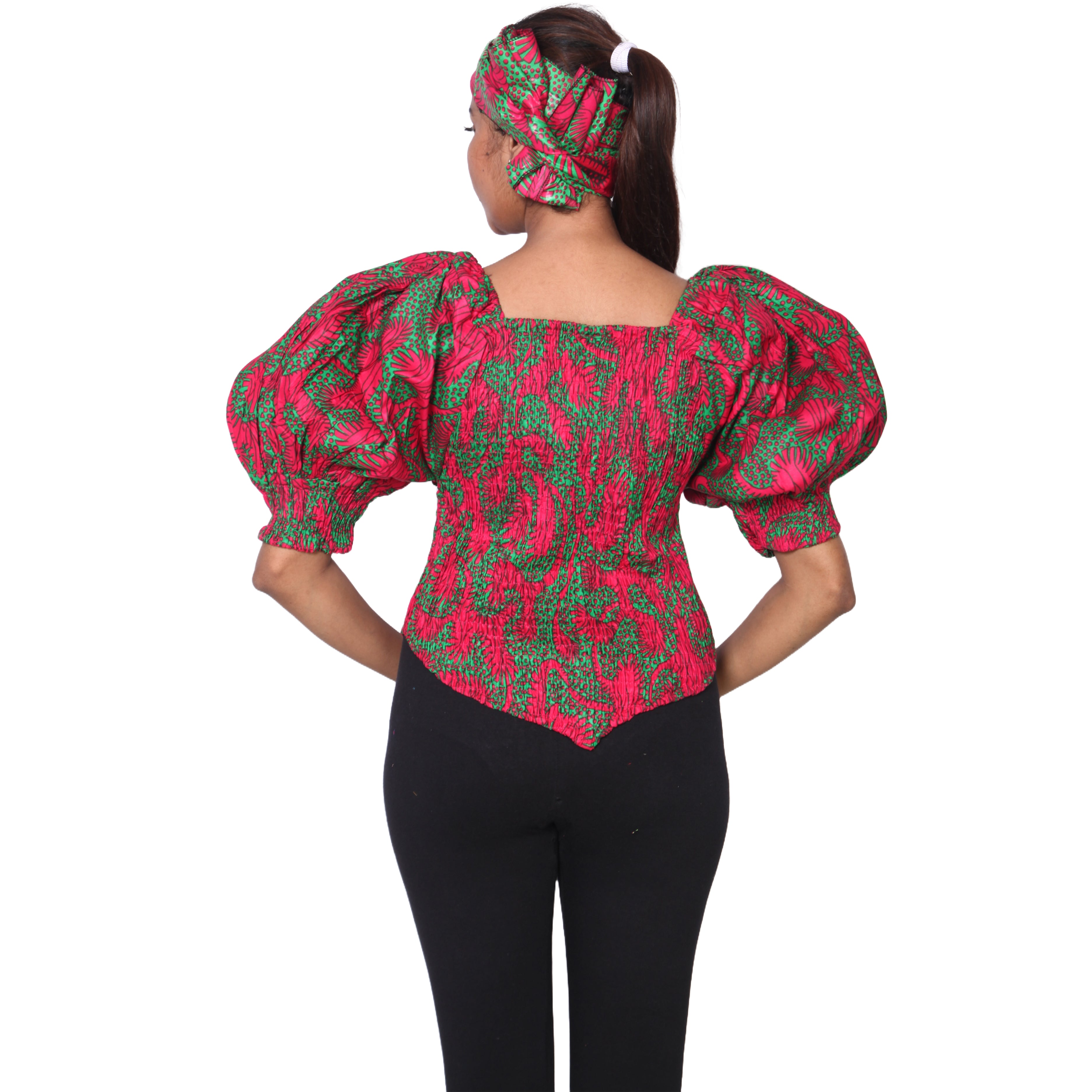 Women's Puff Sleeve Top -- FI-18