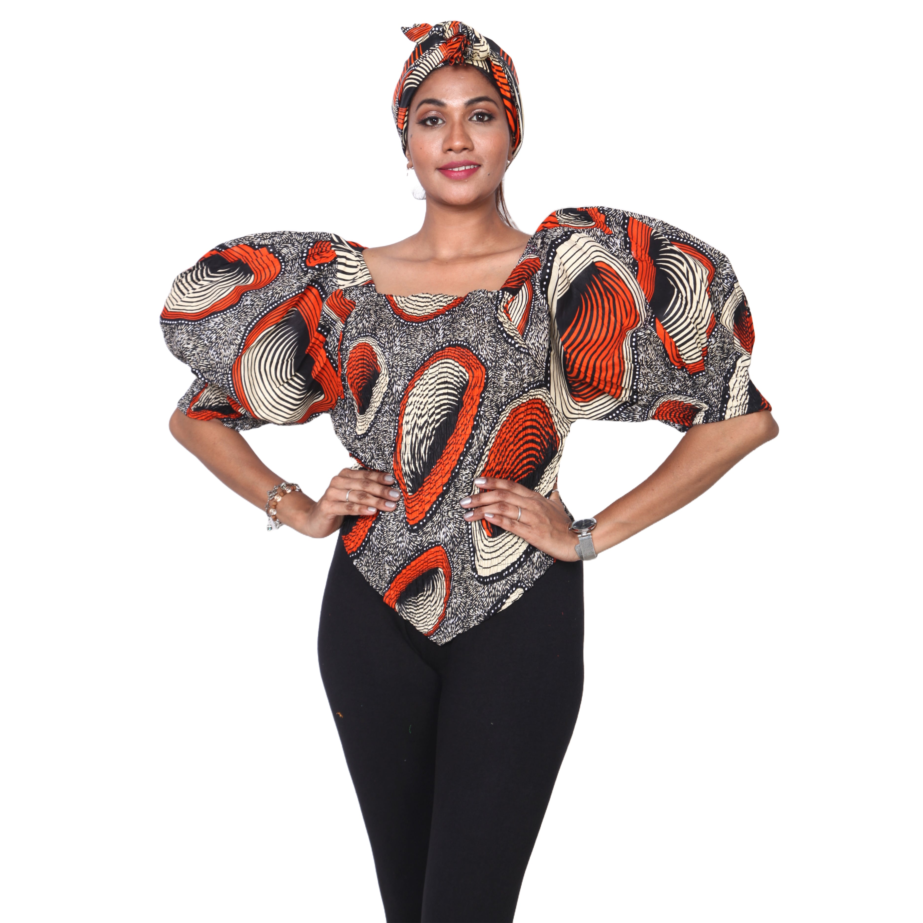 Women's Puff Sleeve Top -- FI-18