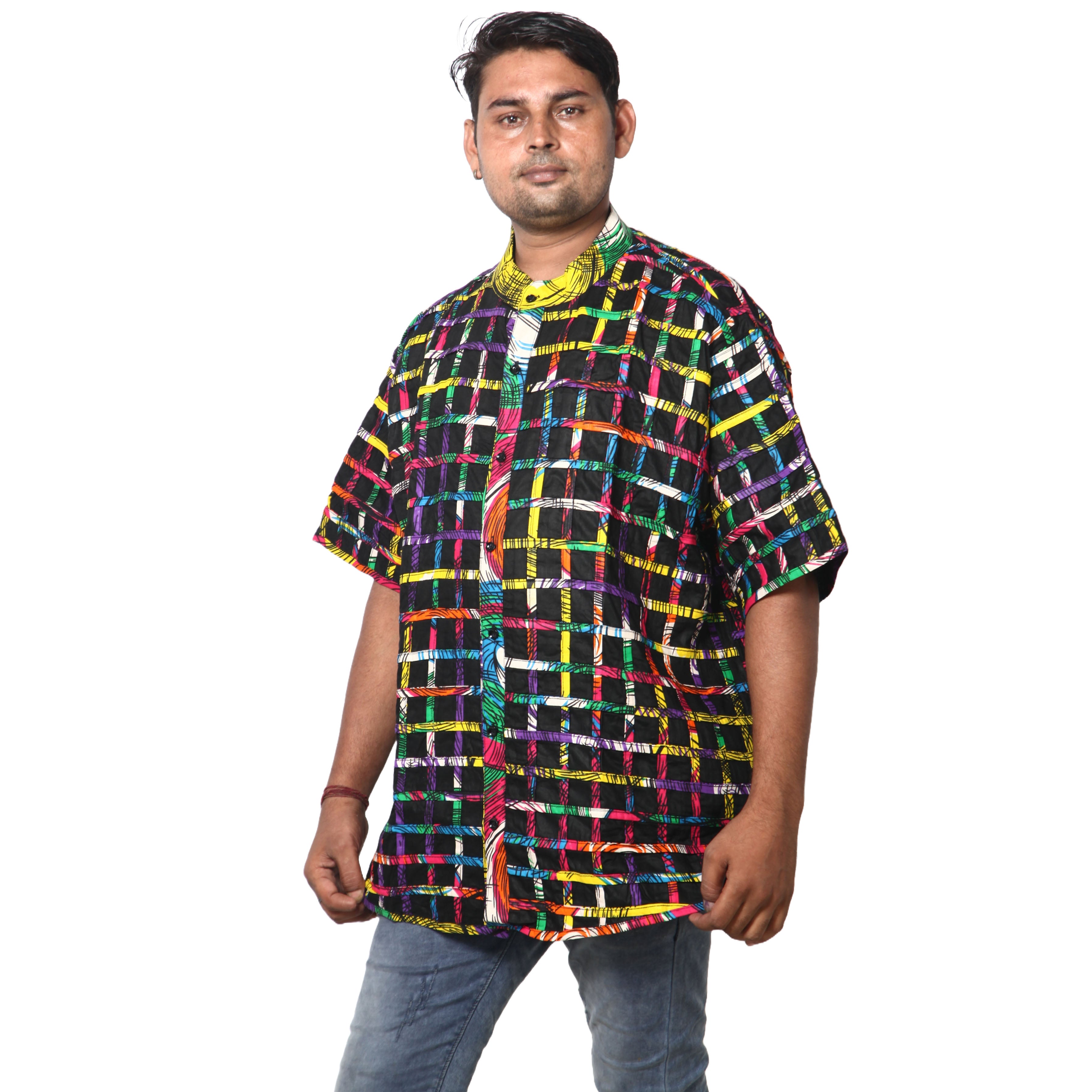 Men's Cage Duster Short Sleeve Shirt -- FI-ST-113