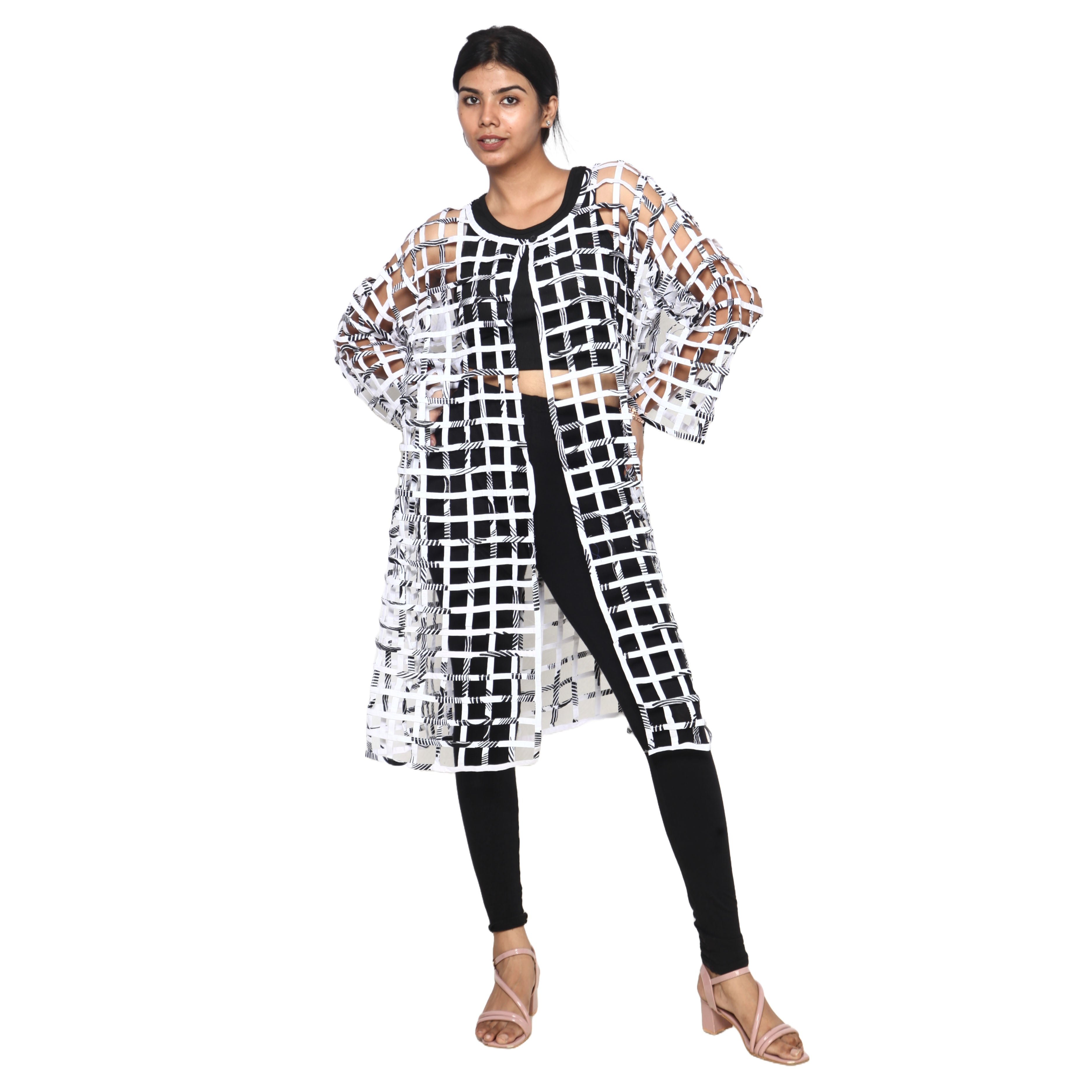 Women's Printed Cage Duster -- FI-ST120 PRINT