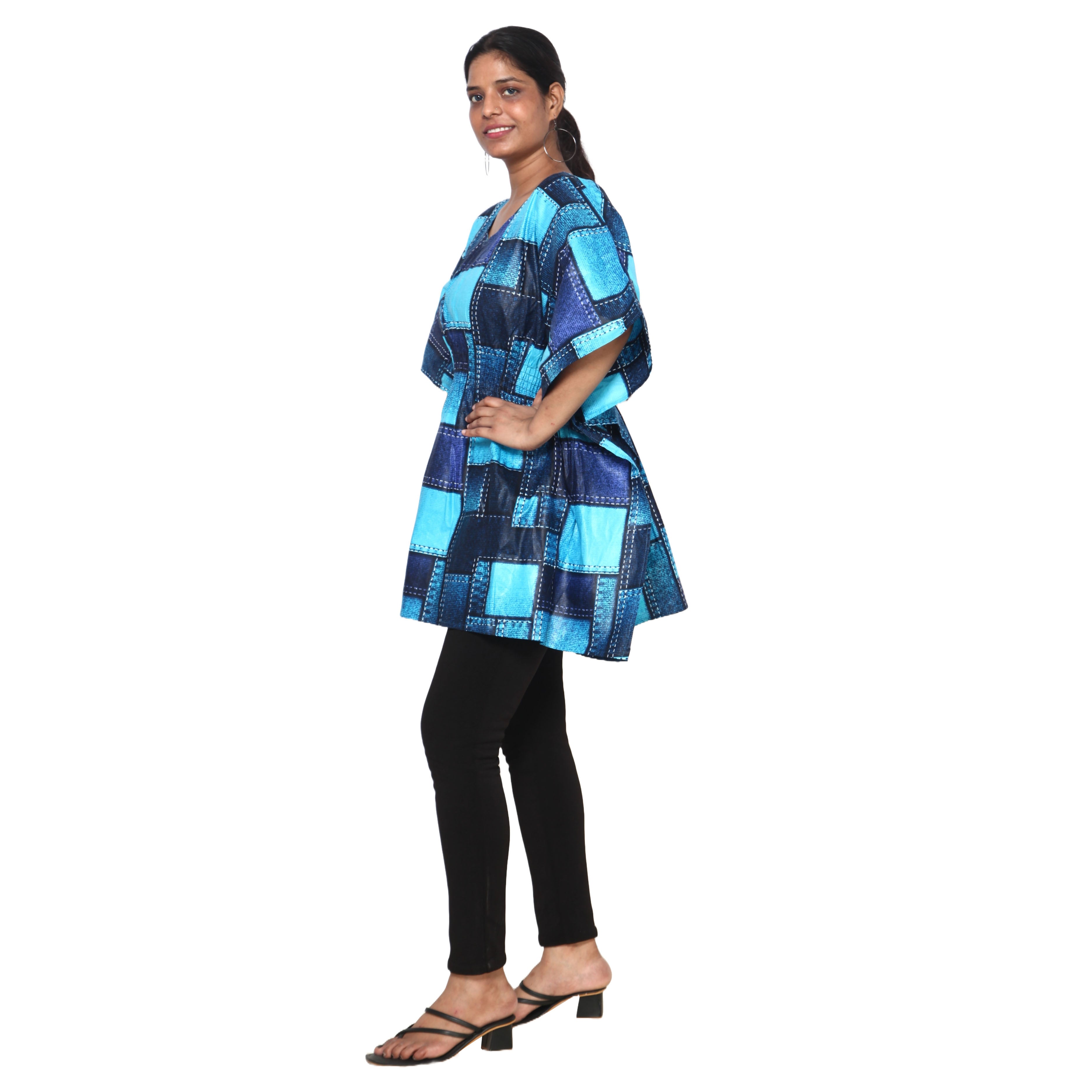 Women's Half Kaftan With Elastic Waist -- FI-P14