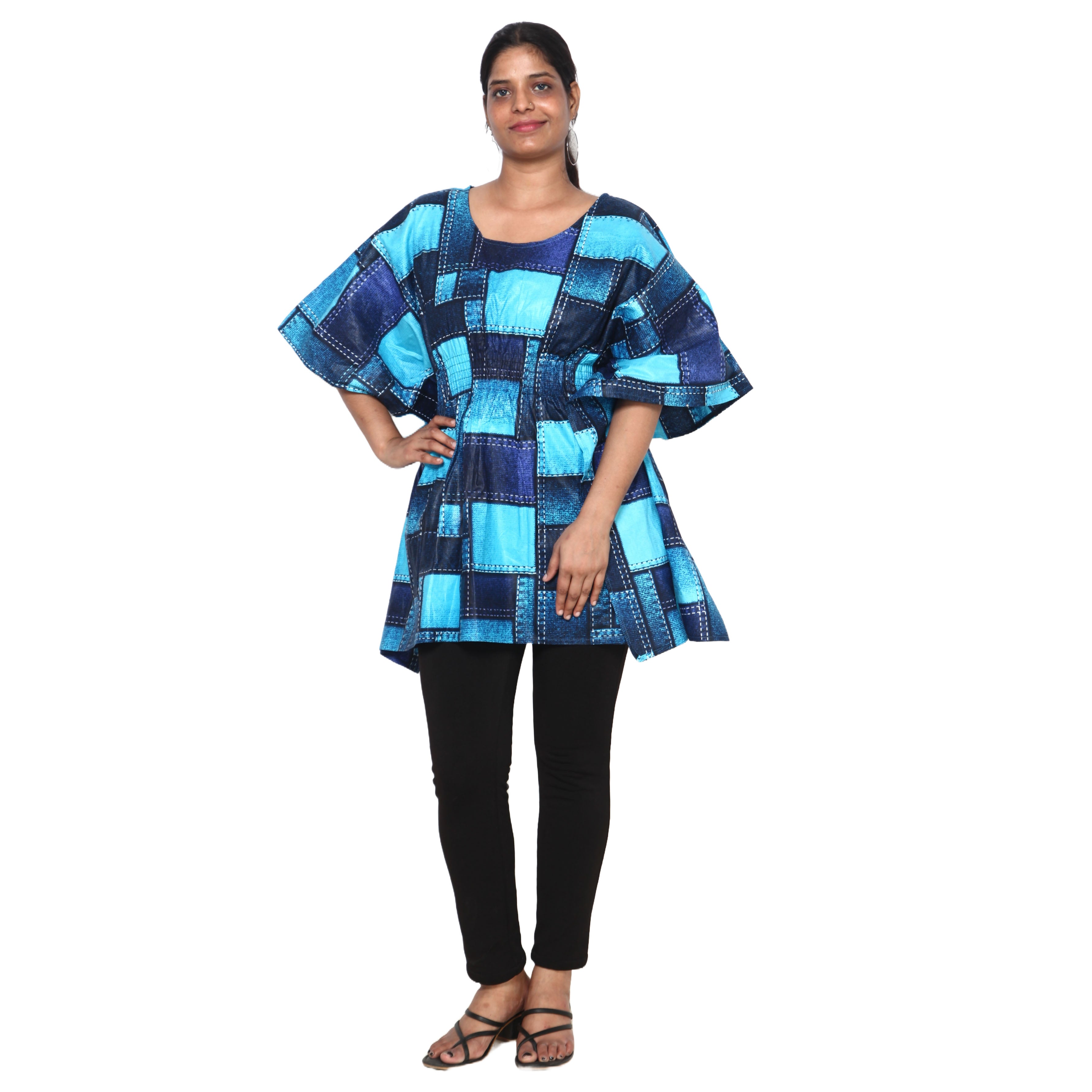 Women's Half Kaftan With Elastic Waist -- FI-P14