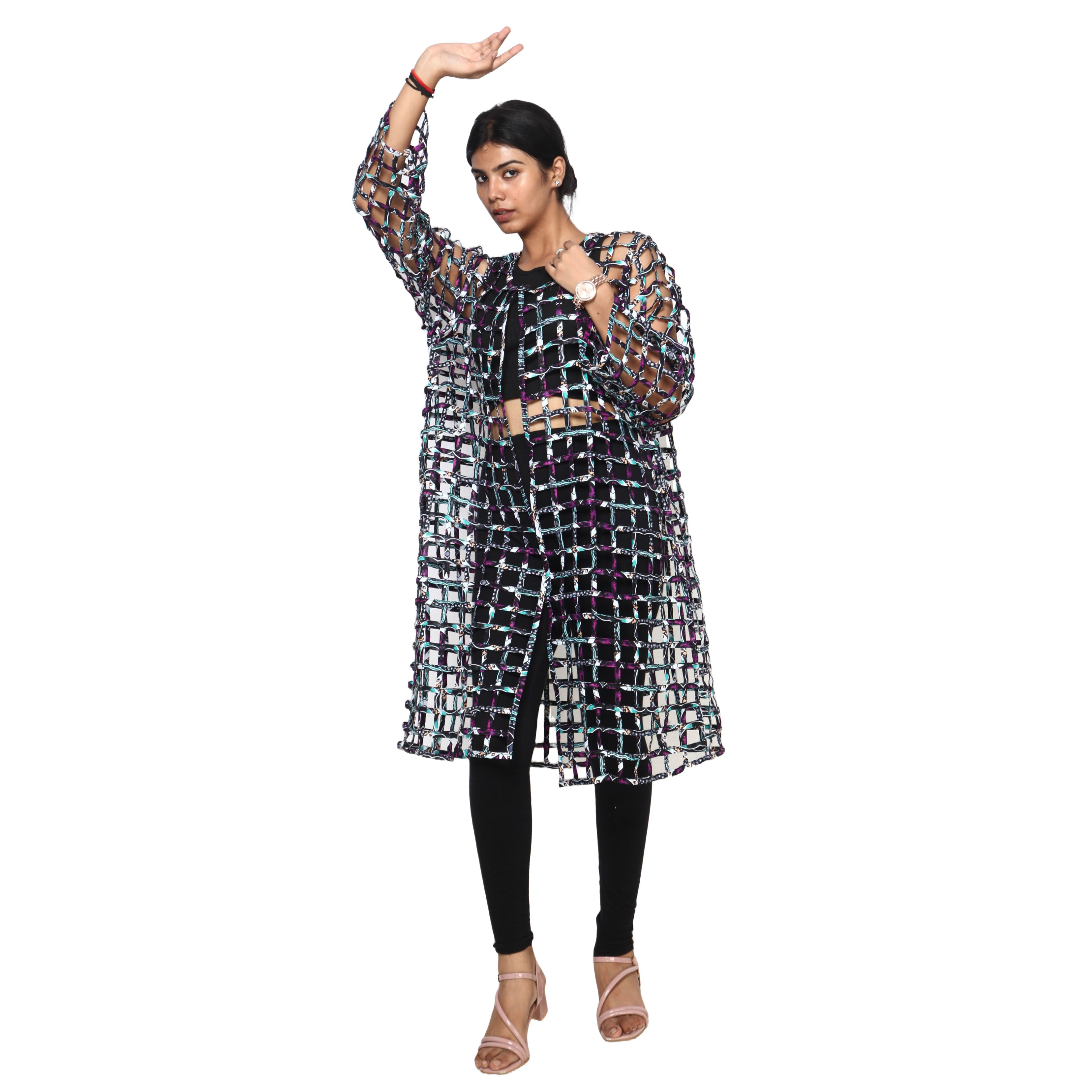 Women's Printed Cage Duster -- FI-ST120 PRINT