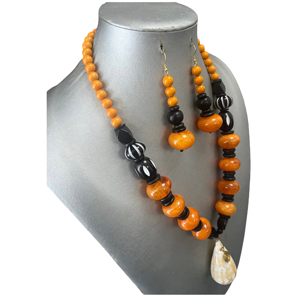 African Tribal Style Necklace Set