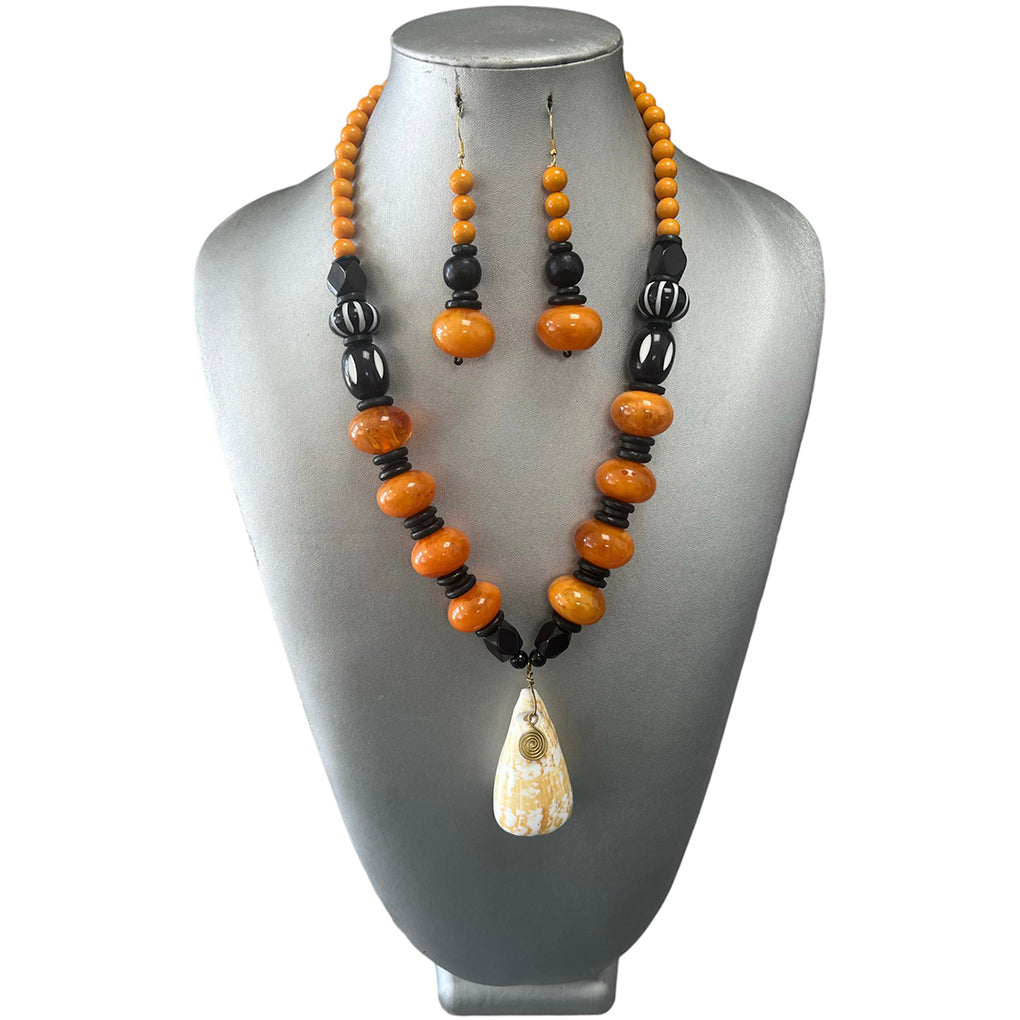 African Tribal Style Necklace Set